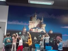 ilustracja do wpisu 
Zajęcia edukacyjne w Centrum Edukacji pt Na zamku- Innowacja pedagogiczna "Kulturalny przedszkolak"