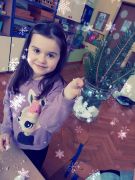 ilustracja do wpisu 
Zima w słoiku - praca twórcza