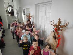 ilustracja do wpisu 
Sztuka na talerzu - zajęcia edukacyjne połączone z warsztatami w Galerii Sleńdzińskich