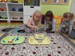 ilustracja do wpisu 
"Co pływa, a co tonie ?" - zabawa badawcza