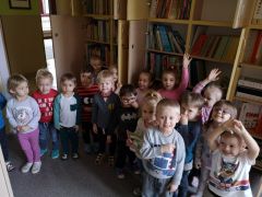 ilustracja do wpisu 
Wizyta w bibliotece przedszkolnej