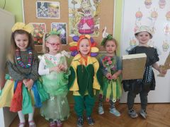 ilustracja do wpisu 
Uroczystość przedszkolna "Pierwszy dzień wiosny"