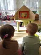 ilustracja do wpisu 
"Poszukiwacze wiosny"- teatrzyk japoński Kamishibai