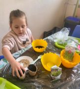 ilustracja do wpisu 
Nasz wiosenny ogródek na parapecie