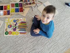 ilustracja do wpisu 
Zabawy z Darami Froebla