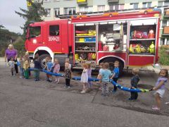 ilustracja do wpisu 
Próbna ewakuacja