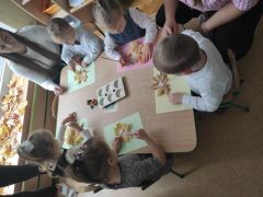 ilustracja do wpisu 
"Jesienny stworek"- koło plastyczne "Mały artysta"