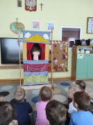 ilustracja do wpisu 
"Kto warzywa je i myje, ten zdrowo żyje"- teatrzyk kukiełkowy- zachęcanie dzieci do jedzenia warzyw- propagowanie zdrowego stylu życia