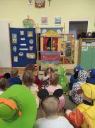 ilustracja do wpisu 
Dzień Postaci z Bajek- zachęcanie dzieci do czytelnictwa; wprowadzanie miłej i radosnej atmosfery w grupie; integracja dzieci