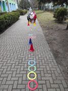 ilustracja do wpisu 
Tor przeszkód- koło zainteresowań "Mały sportowiec"