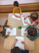 ilustracja do wpisu 
Mikołaj- koło plastyczne "Mały artysta"