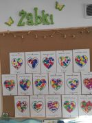 ilustracja do wpisu 
Kolorowe serce dla Babci i Dziadka- praca plastyczna