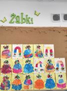 ilustracja do wpisu 
Kolorowa czapka i szalik- praca plastyczna