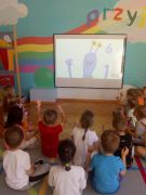 ilustracja do wpisu 
Zajęcia z tablicą interaktywną