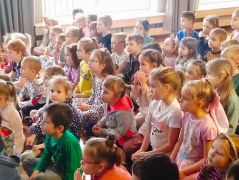 ilustracja do wpisu 
Zajęcia edukacyjne na temat odpowiedniego dbania o higienę jamy ustnej przeprowadzone prze