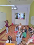 ilustracja do wpisu 
Zabawy matematyczne z tablicą magnetyczną i dużą kostką😊